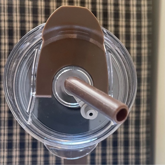 HYDRAFLOW 40oz Capri Stainless Steel Insulated Tumbler Straw Sip Lid Brown #499 - Picture 3 of 13